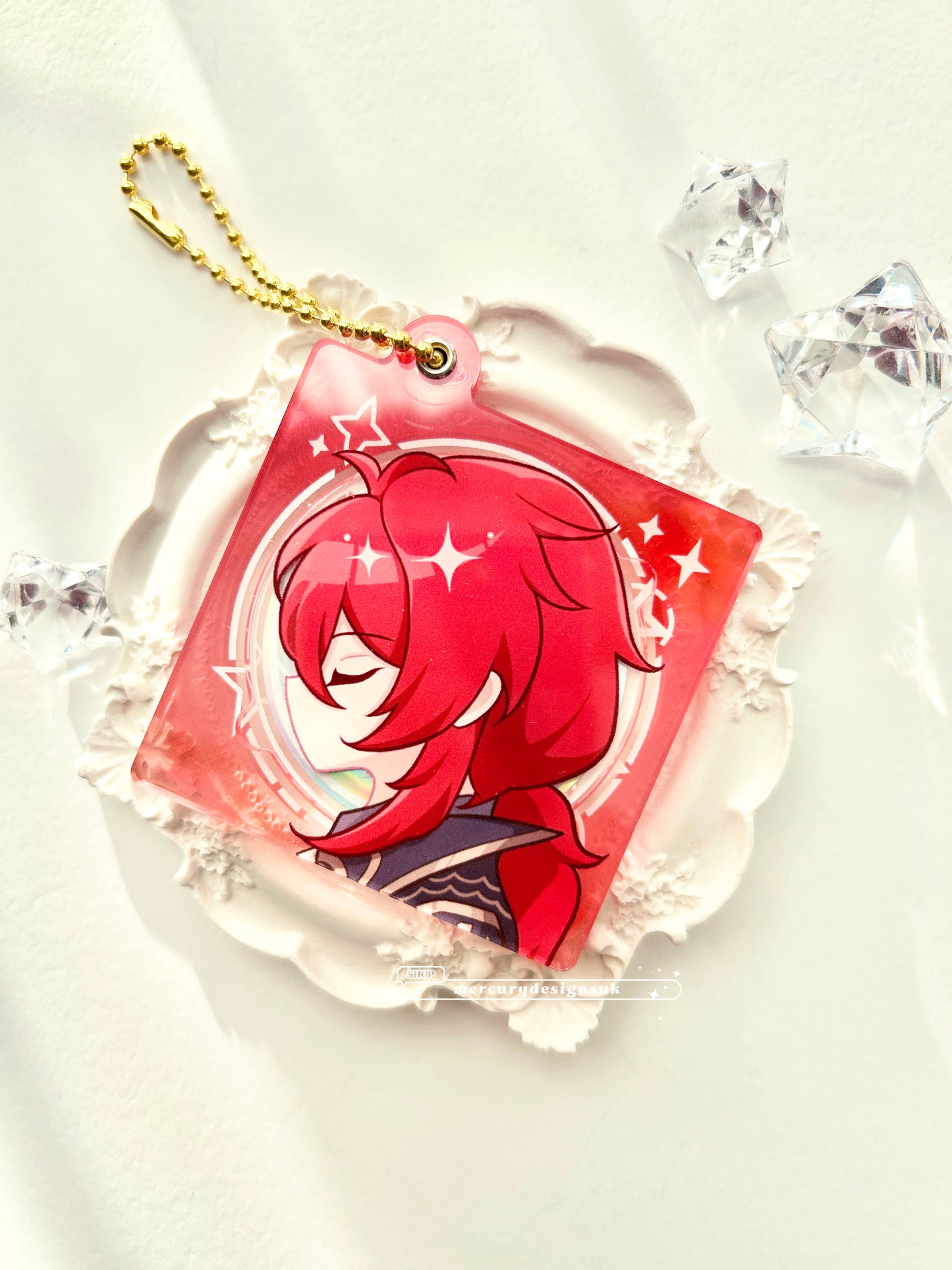 Genshin Impact CD Charm - DILUC