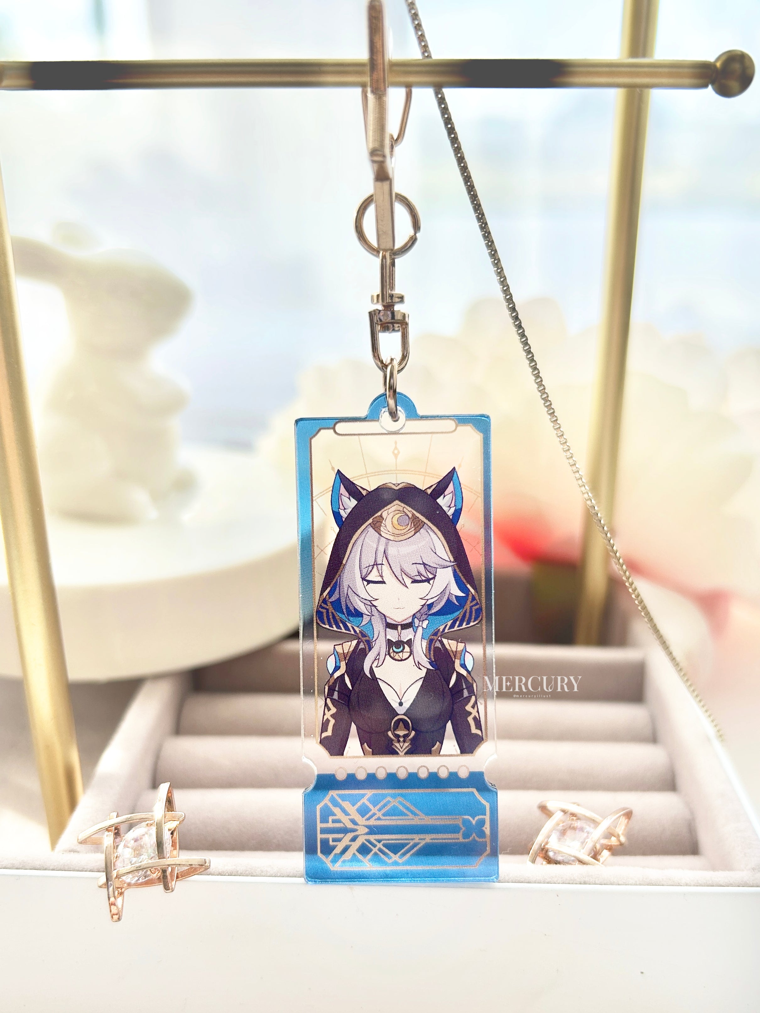 Honkai: Star Rail Keychain - CIPHER – Mercury Illust