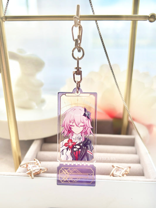 Honkai: Star Rail Keychain - MARCH 7TH (EVERNIGHT)