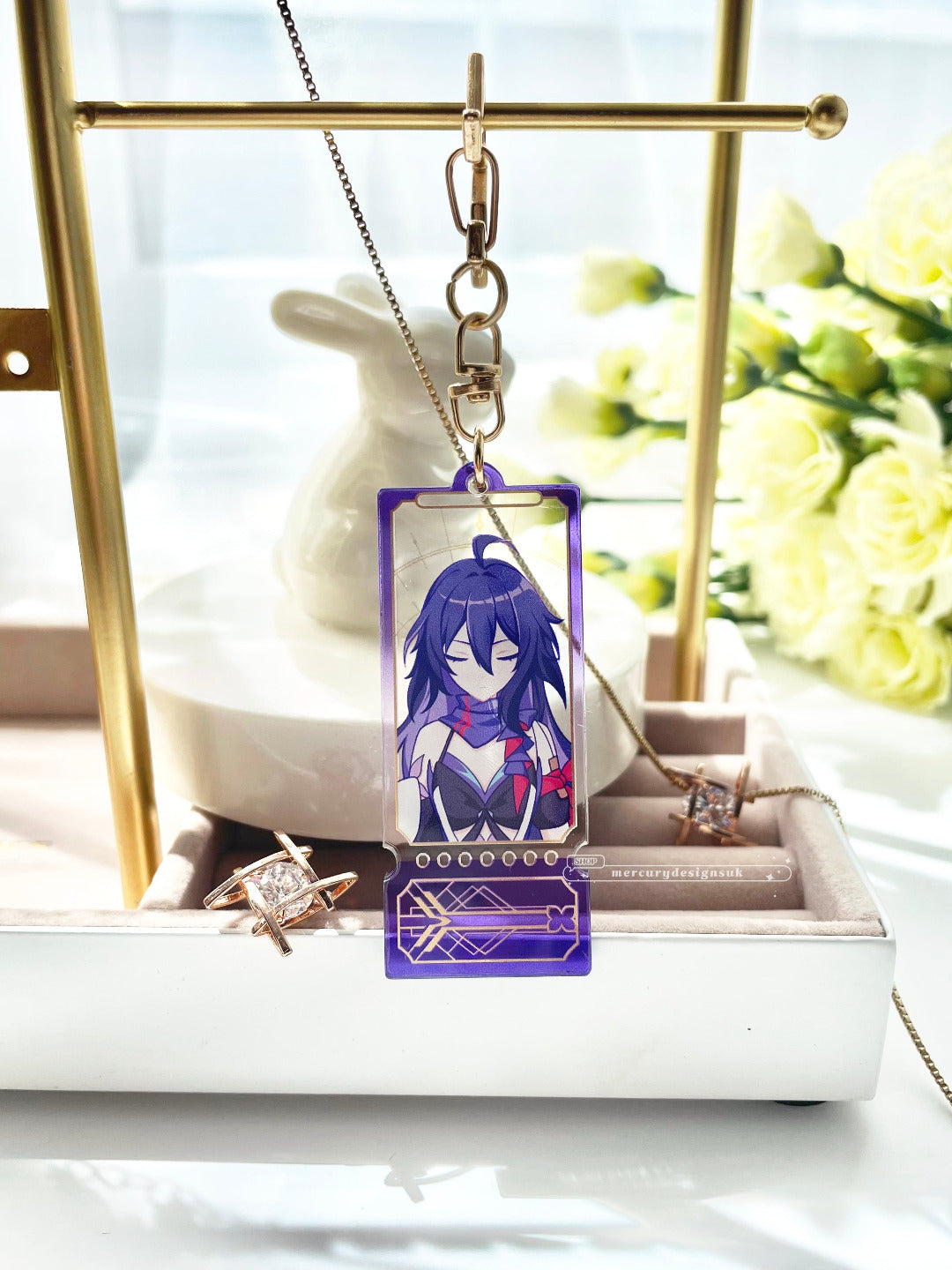 Honkai: Star Rail Keychain - SEELE – Mercury Illust